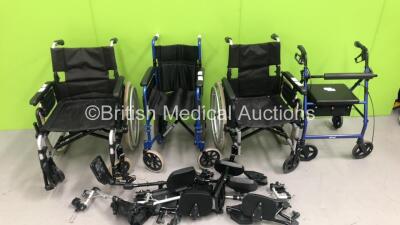 3 x Wheelchair and 1 x Standing Aid (Standing Aid Damaged Brake Cable)