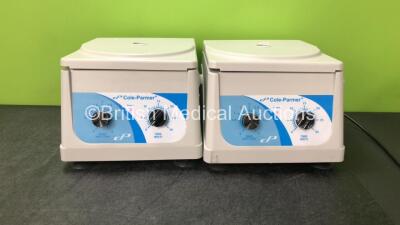 2 x Cole Parmer 83058-42 Centrifuge Units (Both Power Up)