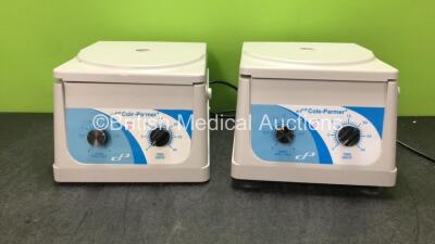 2 x Cole Parmer 83058-42 Centrifuge Units (Both Power Up)