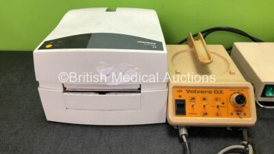 Mixed Lot Including 1 x Intermec Easycoder Unit (Untested Due to Missing Power Supply) 1 x NSK Volvere GX Dental Drill with 1 Footswitch and 1 x Attachment (No Power with Damaged Cable-See Photos) 1 x De Tuy Euro Max Unit (Powers Up) 1 x Dentsply 3000 Ge - 2