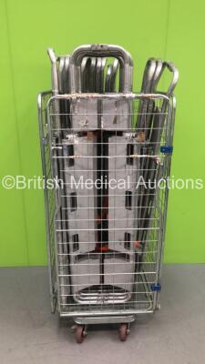 22 x Aluminium Scoop Stretchers (Cage Not Included)