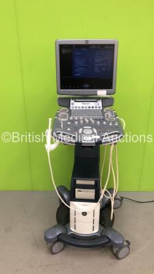 GE Voluson S8 Flat Screen Ultrasound Scanner Ref 5407585 *S/N 169482SU7* **Mfd 12/2011** Software Version 11.0.7.33 with 2 x Transducers / Probes (C1-5-RS Ref 5384874 *Mfd 07/2011* and E8C-RS Ref 5318734 *Mfd 07/2018*) and Sony UP-D897 Digital Graphic Pri