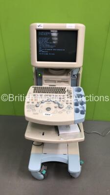 Hitachi EUB-6500HV Ultrasound Scanner *S/N KE11745707* (Powers Up with Keyboard Error)