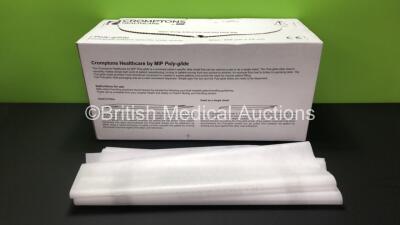 4 x Boxes of Cromptons Healthcare Polyglide Patient slide Sheets (1 Box in Photo - 4 in Total, 100 Units per Box - 400 Total Units)