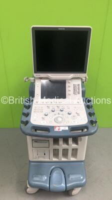 Toshiba Aplio XG Flat Screen Ultrasound Scanner Model SSA-790A *S/N 99G1015415* **Mfd 01/2010** with Sony UP-D897 Digital Graphic Printer (HDD REMOVED)