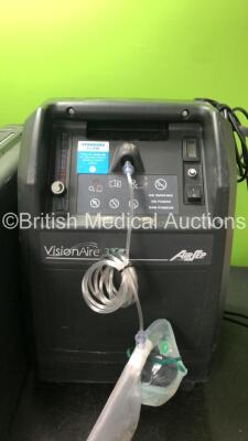 Mixed Lot Including 2 x Olympus Scope Cases, 1 x Airsep Visionaire 3 Oxygen Concentrator (Powers Up) 3 x Huntleigh Smartsigns Lite Plus Patient Monitors (2 Power Up, 1 No Power with Damage-See Photo) - 2