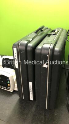 Mixed Lot Including 2 x Olympus Scope Cases, 1 x Airsep Visionaire 3 Oxygen Concentrator (Powers Up) 3 x Huntleigh Smartsigns Lite Plus Patient Monitors (2 Power Up, 1 No Power with Damage-See Photo) - 4