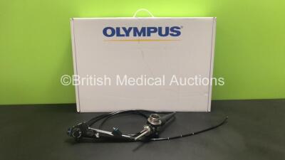 Olympus CYF-240 Video Cystoscope in Case - Engineer's Report : Optical System - No Fault Found, Angulation - No Fault Found, Insertion Tube - No Fault Found, Light Transmission - No Fault Found, Channels - No Fault Found, Leak Check - No Fault Found *5707
