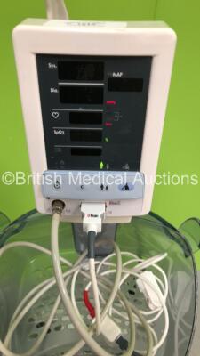 4 x Datascope Duo Patient Monitors on Stands with Selection of Cables (All Power Up) - 2