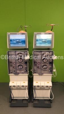 2 x Fresenius Medical Care 5008 Cordiax Dialysis Machines - Software Version 4.57 - Running Hours 33526 / 39578 (Both Power Up) *S/N 5VEA2219 / 6VEA4926*