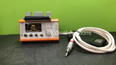 Drager Oxylog 3000 Portable Ventilator *Mfd - 2007* Software Version 1.24 with 1 x Hose and 1 x Power Supply (Powers Up) *SN SRYL-0186*