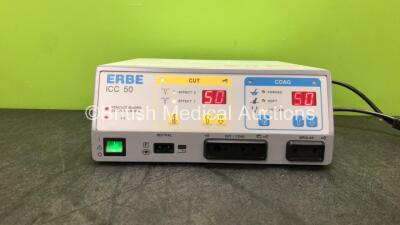 ERBE ICC 50 Electrosurgical Unit (Powers Up) *SN C1486*