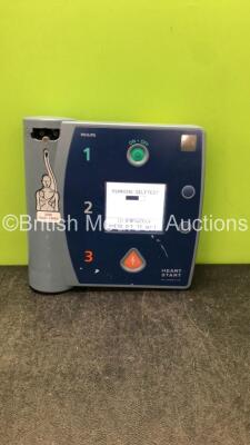 Philips Heartstart FR2+ Defibrillator with 1 x Philips M3863A Battery *Install Date 09-2022* (Powers Up and Passes Self Test) *SN 0207221578*