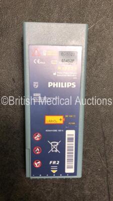 Philips Heartstart FR2+ Defibrillator with 1 x Philips M3863A Battery *Install Date 09-2022* (Powers Up and Passes Self Test) *SN 0207221578* - 4