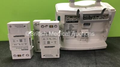 Philips Heartstart MRx Defibrillator Including Pacer and ECG Options with 2 x Philips M3538A Batteries (Powers Up) - 4