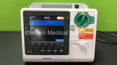 Philips Heartstart XL+ Defibrillator with Pacer, ECG and Printer Options (Powers Up) *SN US71514663*