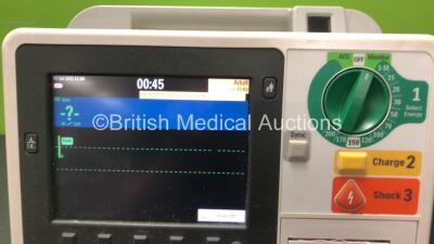 Philips Heartstart XL+ Defibrillator with Pacer, ECG and Printer Options (Powers Up) *SN USD1203684* - 2