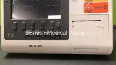 Philips Heartstart XL+ Defibrillator with Pacer, ECG and Printer Options (Powers Up) *SN USD1203684* - 3
