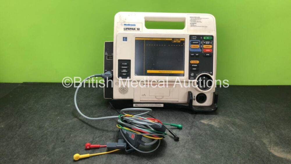 Medtronic Physio Control Lifepak 12 Biphasic Defibrillator / Monitor ...