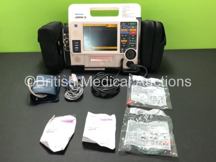 Medtronic Lifepak 12 Biphasic Defibrillator / Monitor Including Pacer ...