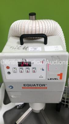 2 x Smiths Medical Level 1 Equator Convective Warming Units and 1 x Welch Allyn SPOT Vital Signs Monitor on Stand (Powers Up) - 3