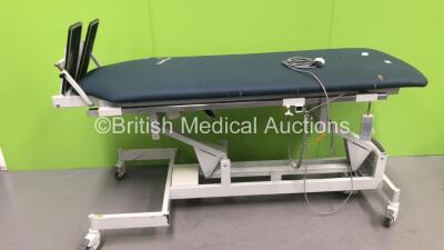 Gyman Electric Patient Tilt Table with Controller (No Power - Rips to Cushions)