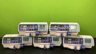 5 x Smiths Medical Graseby 2100 Syringe Pumps *Mfd 2020* (All Power Up in Very Good Condition)