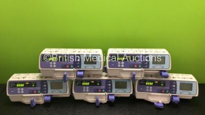 5 x Smiths Medical Graseby 2100 Syringe Pumps *Mfd 2020* (All Power Up in Very Good Condition)