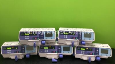 5 x Smiths Medical Graseby 2100 Syringe Pumps *Mfd 2020* (All Power Up in Very Good Condition)