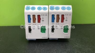 2 x GE PRESTN-00 Module Including ECG, NIBP, SpO2, T1, T2, P1, P2 Options