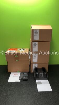 Job Lot Including 4 x Getac AY-C431 Battery Chargers and 5 x Getac 441871910009 Batteries (All Unused in Box-Stock Photo) *CW*