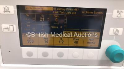 Datex-Ohmeda Aestiva/5 Anaesthesia Machine with Datex-Ohmeda 7900 SmartVent Software Version 4.8, Datex-Ohmeda Anaesthesia Monitor, Datex-Ohmeda Module Rack, Bellows, Absorber and Hoses (Powers Up) *S/N AMRK01047* - 2