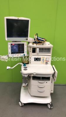 Datex-Ohmeda Aisys Anaesthesia Machine Software Version 08.01 with GE Carescape B850 Monitor , GE Module Rack, Bellows and Hoses (Powers Up) *S/N ANAQ01456*