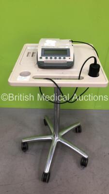 Verathon BVI 3000 Bladder Scanner on Stand with Transducer (Not Power Tested Due To No Battery)