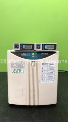 Mixed Lot Including 1 x One AC ONm600 UPS Unit (Powers Up) 2 x Spacelabs Model 90217A Ambulatory BP Meters (Both Untested Due to Missing Batteries*