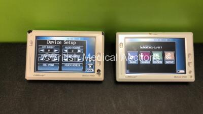 2 x CUBEscan BioCon-700 Bladder scanner Volume Measurement Systems (Both Power Up with Damage-See Photos)