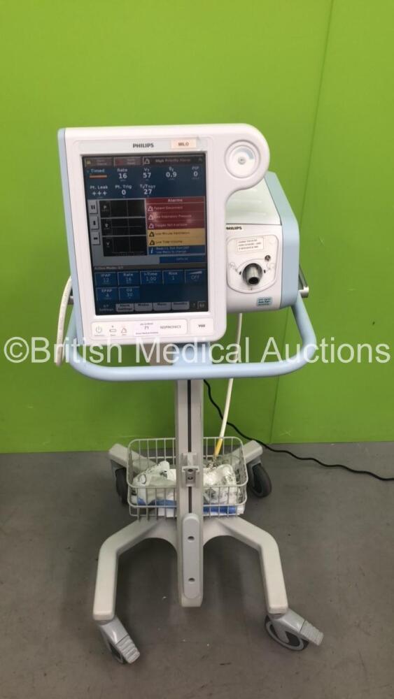 Philips Respironics V60 Ventilator on Stand Software Version 2.30