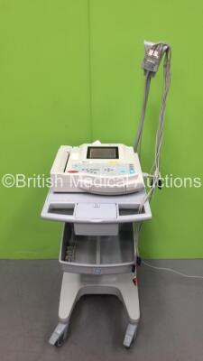 GE MAC 1200ST ECG Machine on Stand with 10 Lead ECG Leads (Powers Up) *RI*