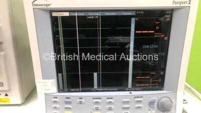 Blease Focus Frontline Anaesthesia Machine with Blease 8500 Ventilator, Blease Isoflurane Vaporizer, Datascope Passport 2 Patient Monitor with Leads, SpaceLabs Medical Gas Module, SpaceLabs Ultraview SL Patient Monitor, SpaceLabs UltraView SL Module Rack - 2