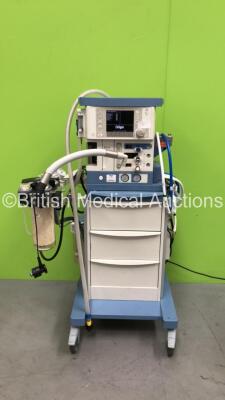 Drager Fabius Tiro Anaesthesia Machine *Mfd - 2010* Software Version - 3.37b Total Hours Run - 61775 Total Ventilator Hours Run - 600 with Bellows, Absorber, Hoses and Oxygen Mixer (Powers Up)