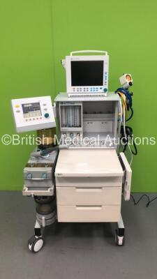 Datex-Ohmeda Aestiva/5 Anaesthesia Machine with Datex-Ohmeda 7100 Ventilator Software Version 1.4 with Datex-Ohmeda Compact Anaesthesia Monitor, E-PRESTN Multiparameter Module with SPO2, T1-T2,P1-2, NIBP and ECG Options, E-CAiOV Gas Module with Spirometry