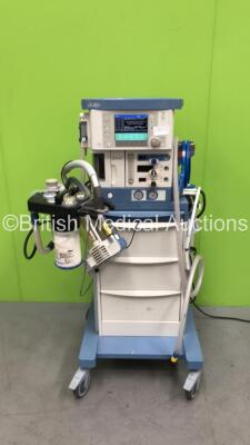 Drager Fabius Tiro Anaesthesia Machine *Mfd - 2010* Software Version - 3.37b Total Hours Run - 62734 Total Ventilator Hours Run - 602 with Bellows, Absorber, Hoses and Oxygen Mixer (Powers Up)