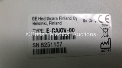 Datex-Ohmeda Aestiva/5 Anaesthesia Machine with Datex-Ohmeda 7100 Ventilator Software Version 1.4 with Datex-Ohmeda Compact Anaesthesia Monitor, E-PRESTN Multiparameter Module with SPO2, T1-T2,P1-2, NIBP and ECG Options, E-CAiOV Gas Module with Spirometry - 4