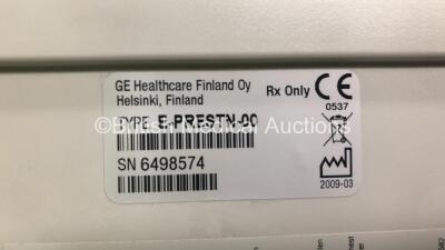 Datex-Ohmeda Aestiva/5 Anaesthesia Machine with Datex-Ohmeda 7100 Ventilator Software Version 1.4 with Datex-Ohmeda Compact Anaesthesia Monitor, E-PRESTN Multiparameter Module with SPO2, T1-T2,P1-2, NIBP and ECG Options, E-CAiOV Gas Module with Spirometry - 5