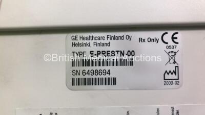 Datex-Ohmeda Aestiva/5 Anaesthesia Machine with Datex-Ohmeda 7100 Ventilator Software Version 1.4 with Datex-Ohmeda Compact Anaesthesia Monitor, E-PRESTN Multiparameter Module with SPO2, T1-T2,P1-2, NIBP and ECG Options, E-CAiOV Gas Module with Spirometry - 5