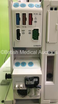 Datex-Ohmeda Aestiva/5 Anaesthesia Machine with Datex-Ohmeda Aestiva 7900 SmartVent Software Version 4.8PSV Pro, Datex-Ohmeda Compact Anaesthesia Monitor with E-PRESTN Multiparameter Module with P1-2, T1-2, SPO2, ECG and SPO2 Options, E-CAiOV Gas Module w - 3