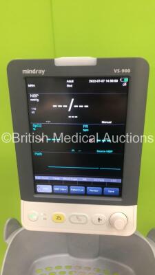 2 x Mindray VS-900 Vital Signs Monitors (Both Power Up) *S/N FV-8C026537 / FV-03035292* - 3