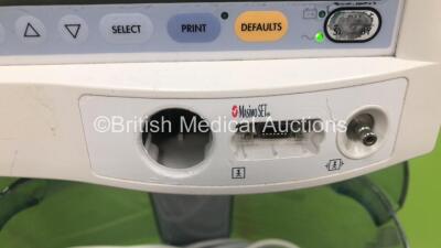 2 x Mindray Accutorr Plus Vital Signs Monitors on Stand (Both Power Up - 1 x Missing Ports - See Pictures) *S/N A73463-A4 / A7153958C9* - 4