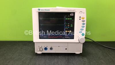 Datex-Ohmeda Cardiocap/5 Anaesthesia Monitor with NIBP. ECG. SPO2 and T1 Options (Powers Up) *FBUE01760 / FS0075399*