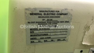 GE AMX 4 Plus-IEC Mobile X-Ray Model 2275938 (Power Up with Key - Key Included) *S/N 1019387WK8* **Mfd 01/2009* - 6